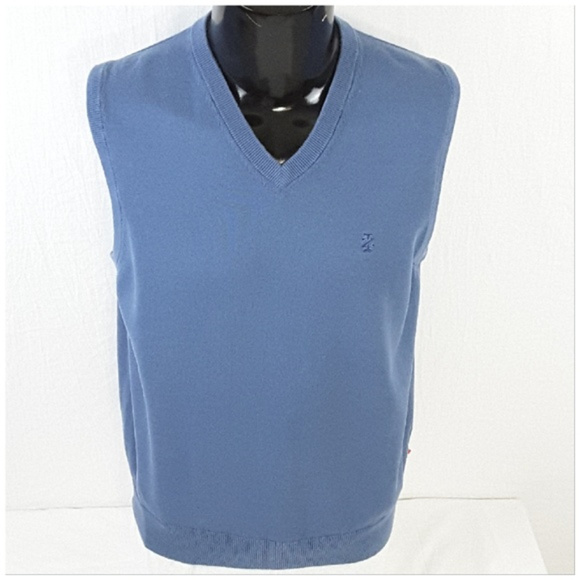 *MEN* IZOD, V-neck Sweater Vest, size Medium - Picture 4 of 8